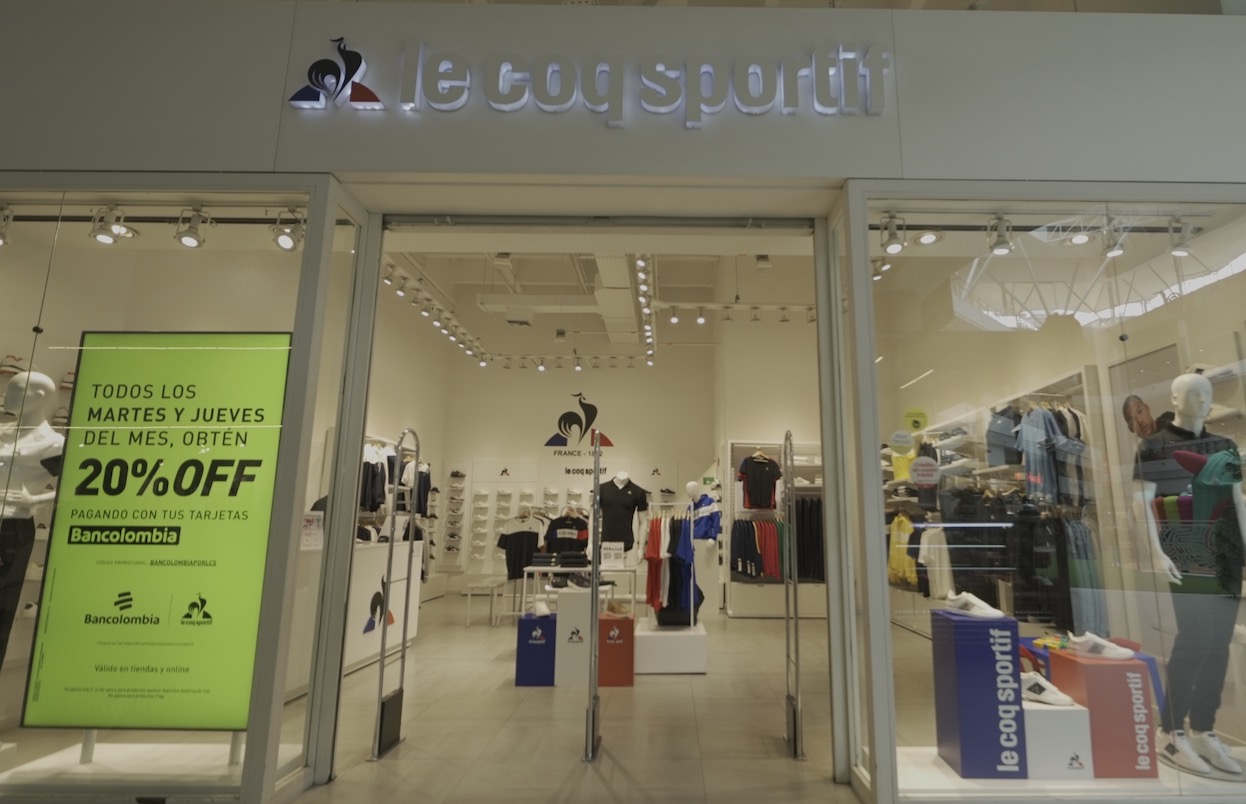 tienda de ropa deportiva le coq sportife envigado