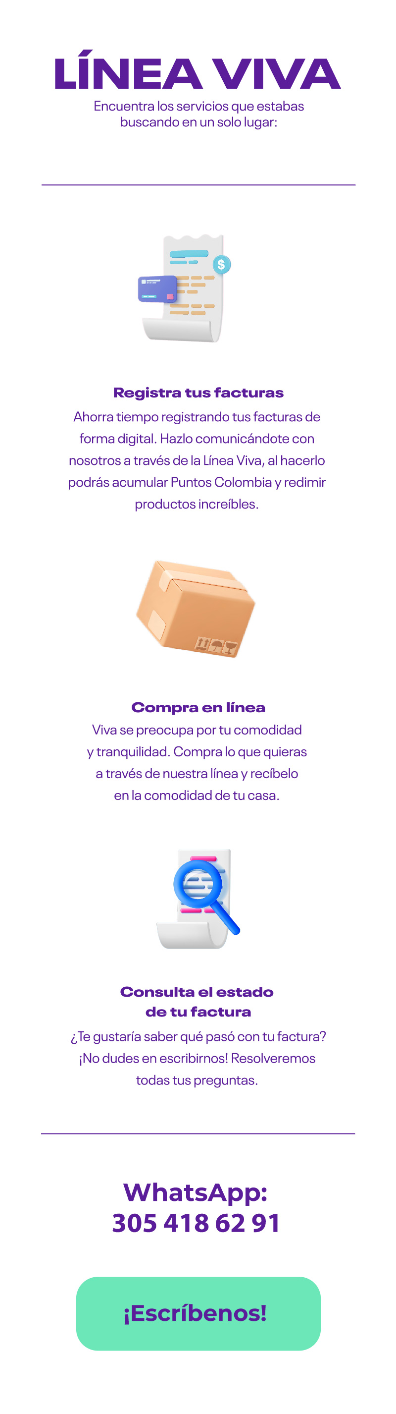 linea viva laureles